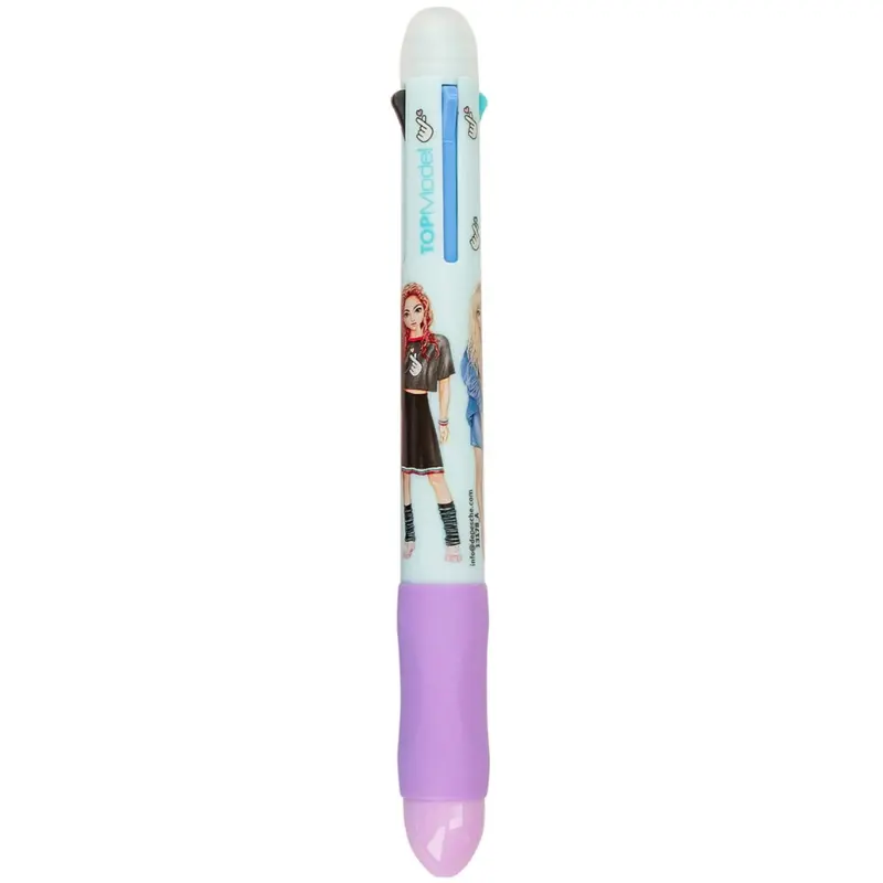 Topmodel Erasable Gel Pen 4 Colours Purple 1