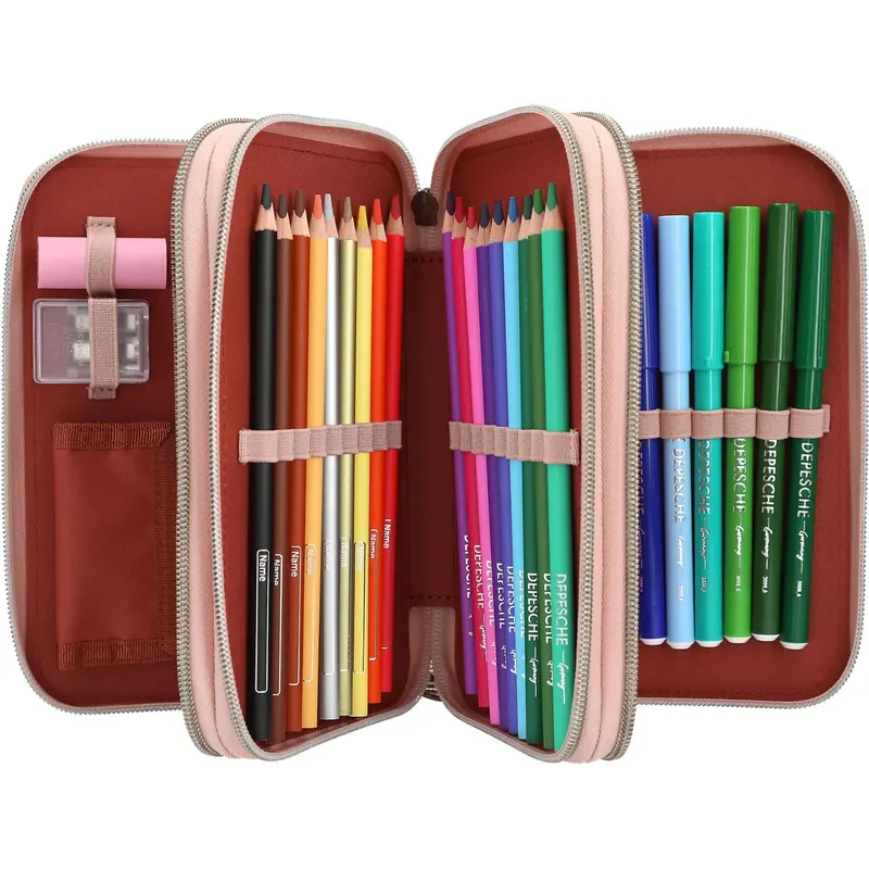 Topmodel Fur Ever Friends Triple Pencil Case 2