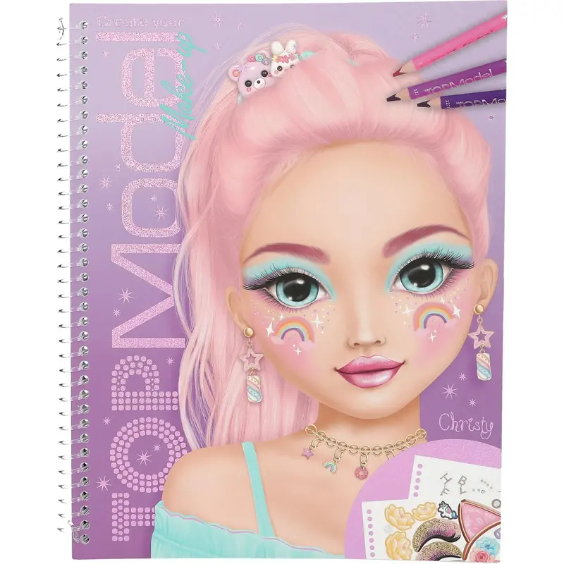 Topmodel Make Up Colouring Book 1
