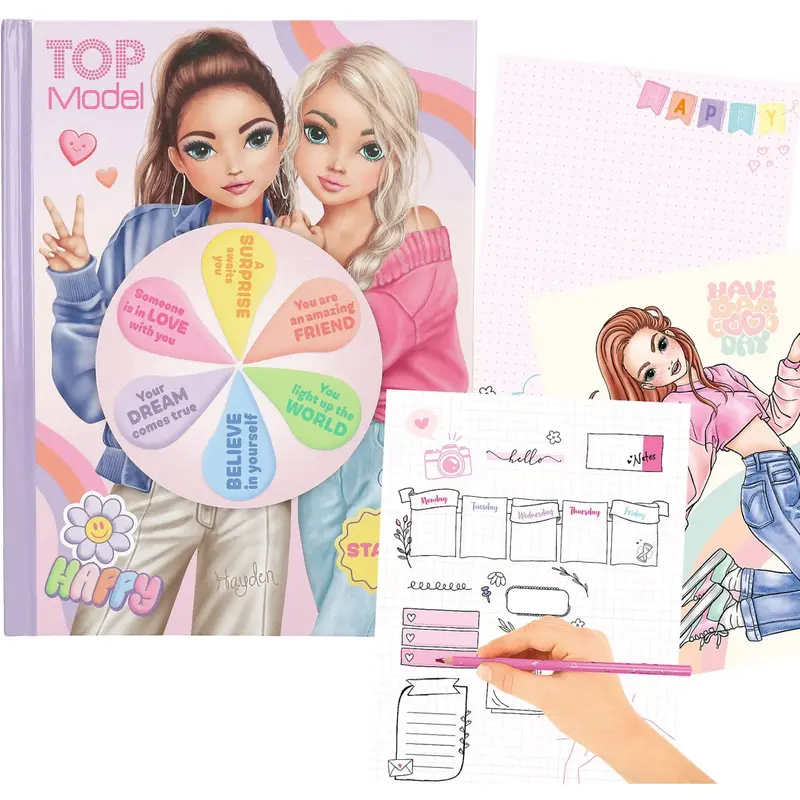 Topmodel Mood Colouring Book With Light And Sound English 1