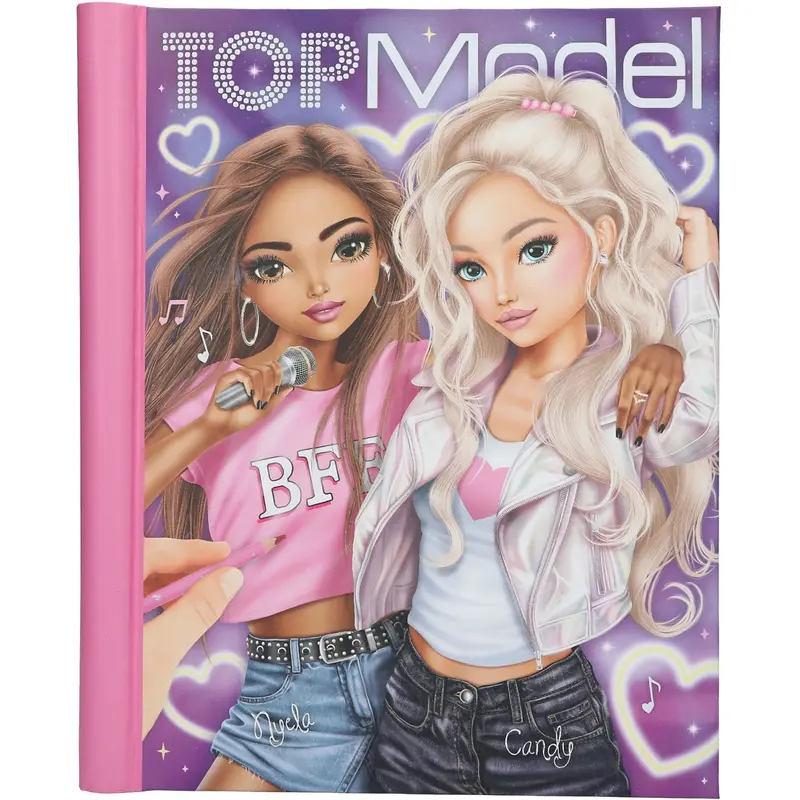 Topmodel My Bff Colouring Book With Led And Sound 1