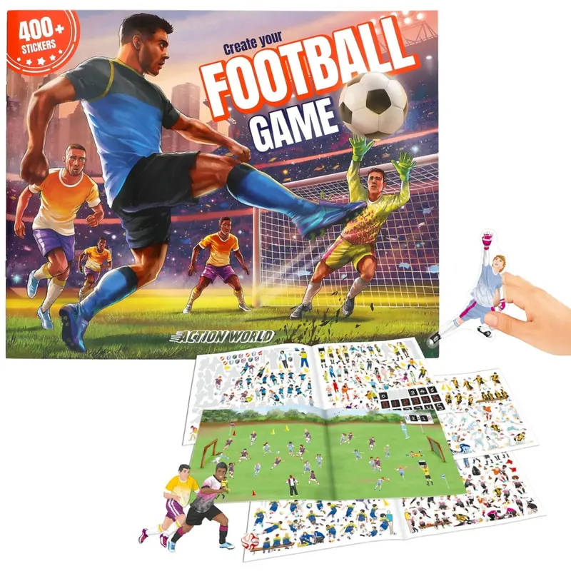 Trends By Depesche Create Your Football Game Stickerbook 1