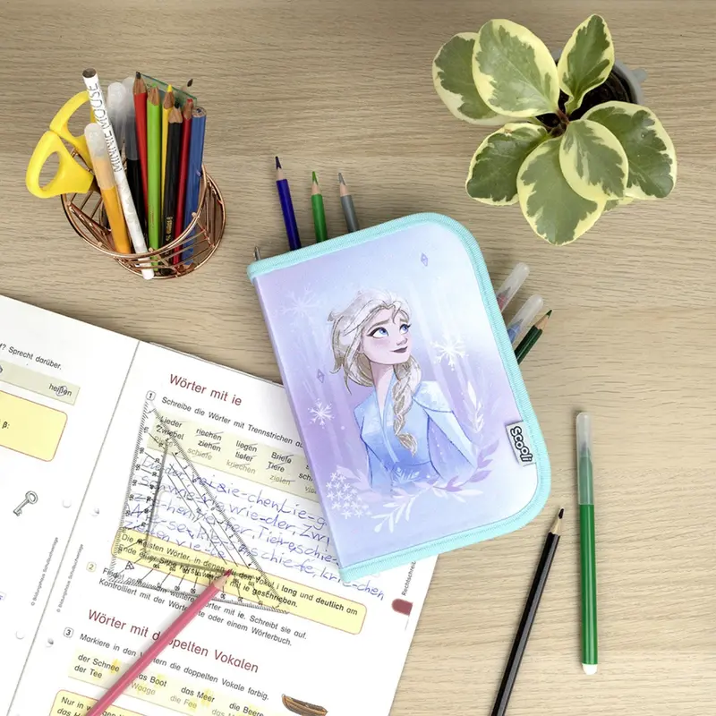 Undercover Disney Frozen Pencil Case Med Indhold 2