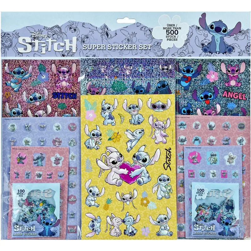 Undercover Disney Stitch Mega Set Klistermærker 1