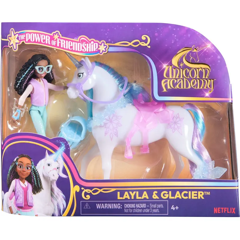 Unicorn Academy Uca Doll & Unicorn V2 Layla & Glacier 1