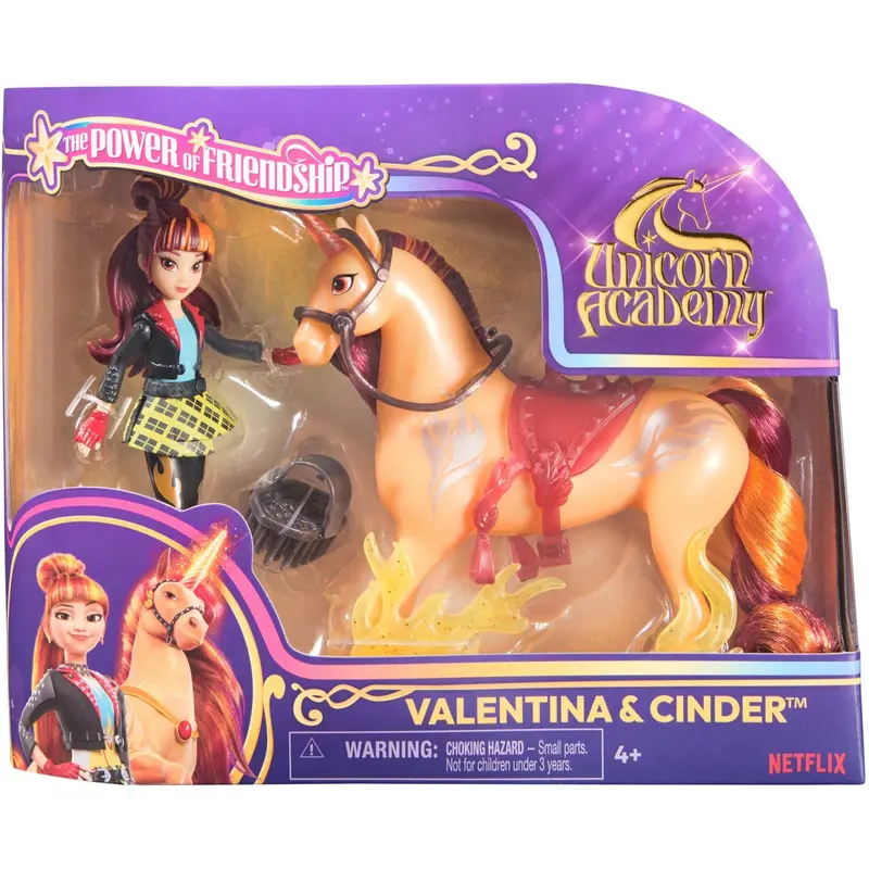 Unicorn Academy Uca Doll & Unicorn V2 Valentina & Cinder 1