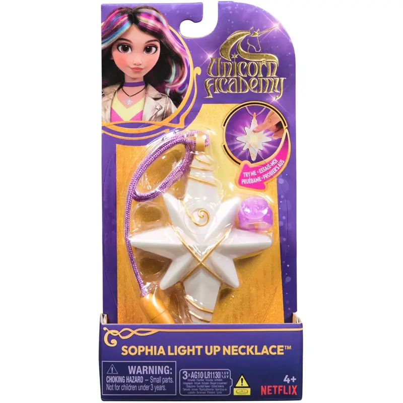 Unicorn Academy Uca Sophia's Light Up Necklace & Ring 1