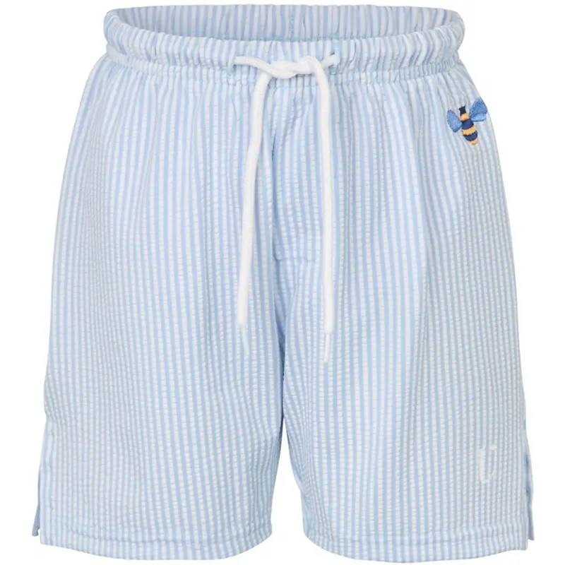 Vanilla Copenhagen Blue Swim Shorts Seersucker 1
