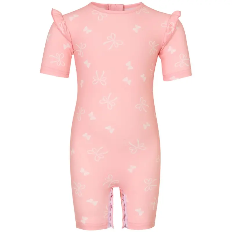 Vanilla Copenhagen English Rose Butterfly & Bow Baby Swim Bodysuit 1