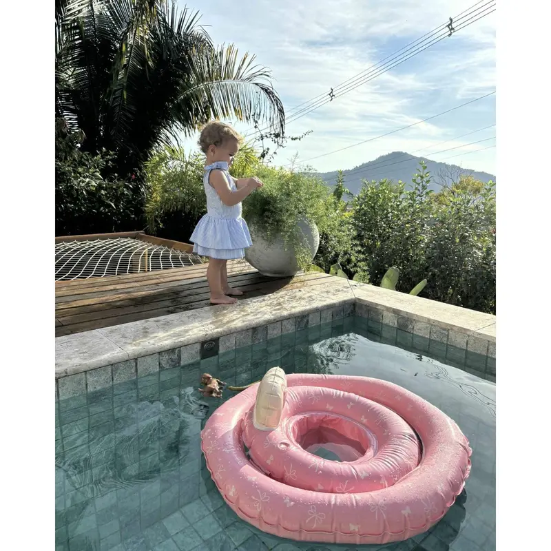 Vanilla Copenhagen French Rose Butterfly & Bow Baby Float 2