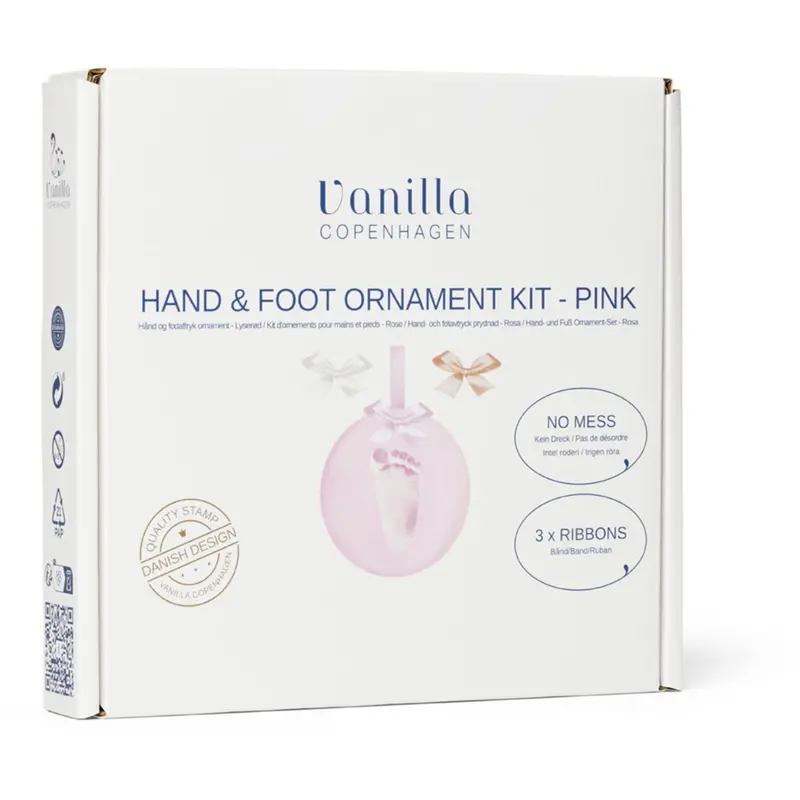Vanilla Copenhagen Pink Hand & Foot Clay Kit 1