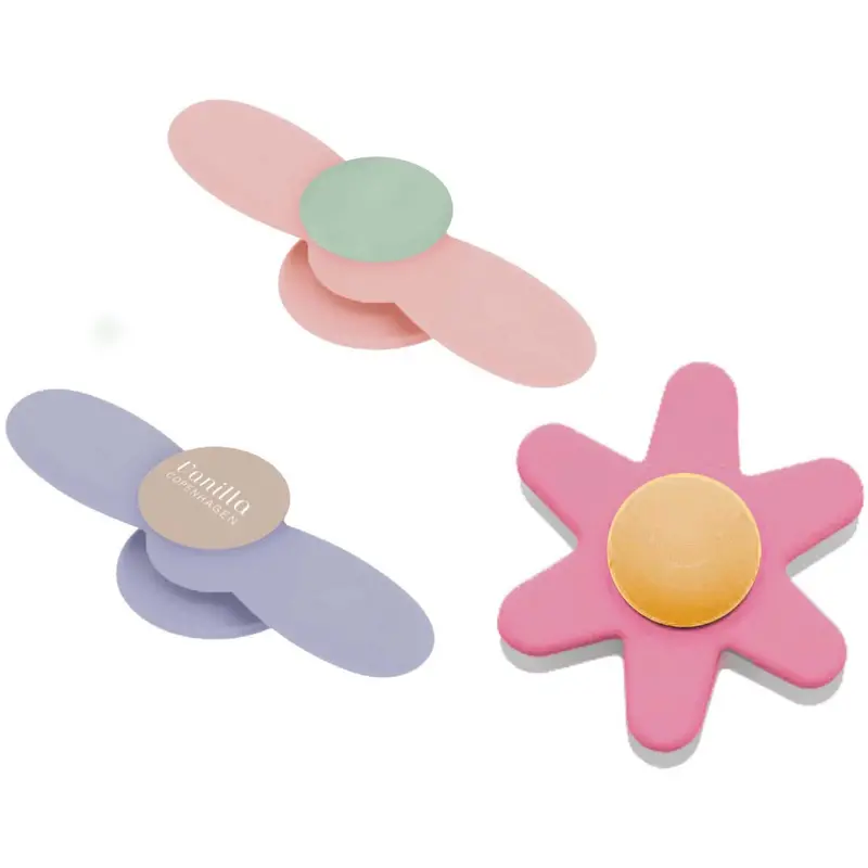 Vanilla Copenhagen Rosy, Lavender, English Rose Suction Spinner Set 1
