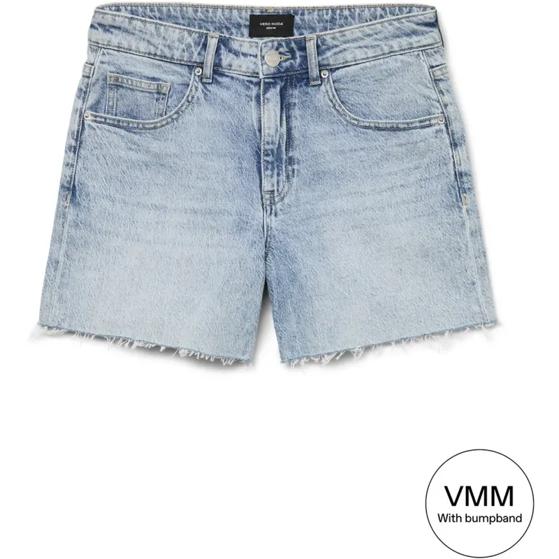 Vero Moda Maternity Light Blue Denim Vmmtess Short Dnm Shorts Mix Ga Noos 1