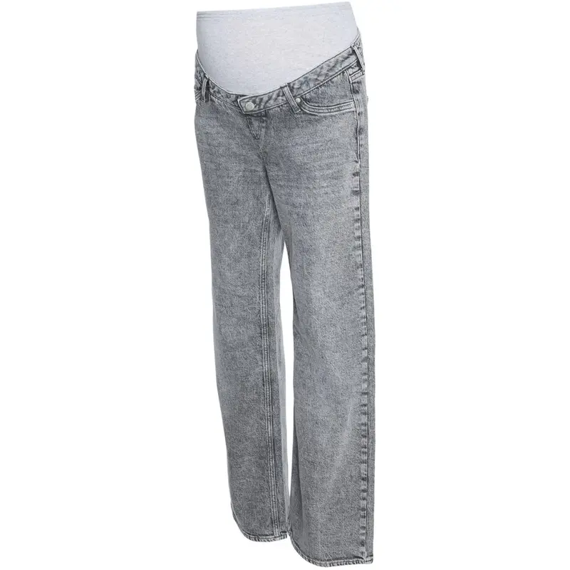 Vero Moda Maternity Medium Grey Denim Vmmtessa Wide Jeans Ra206 Ga Noos 1