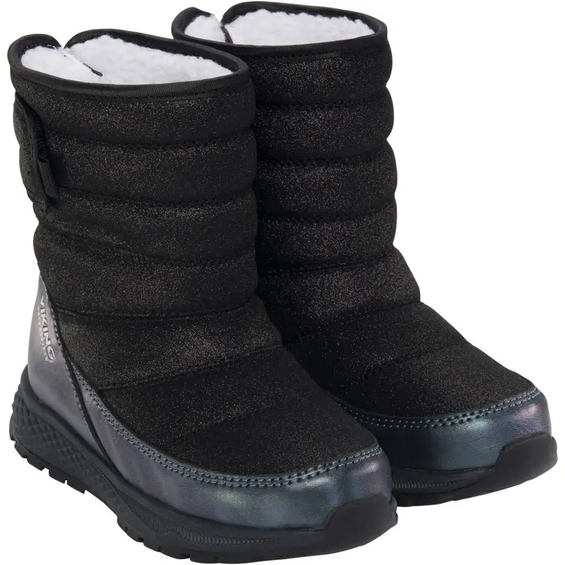 Viking Black Equip Glitter Warm Wp Pull On 1