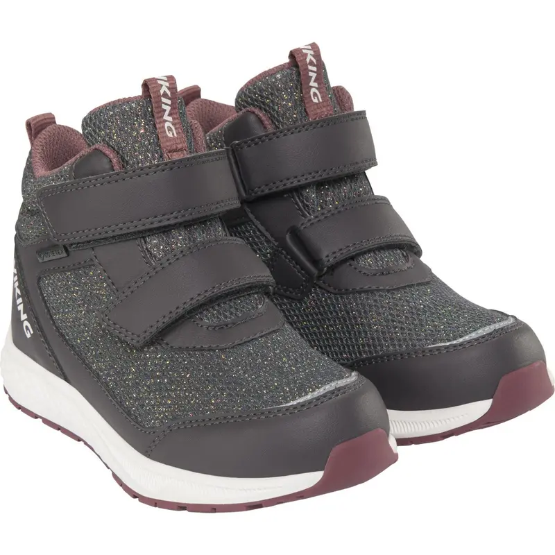 Viking Charcoal Bouncy Glitter Mid Gtx 2V 1