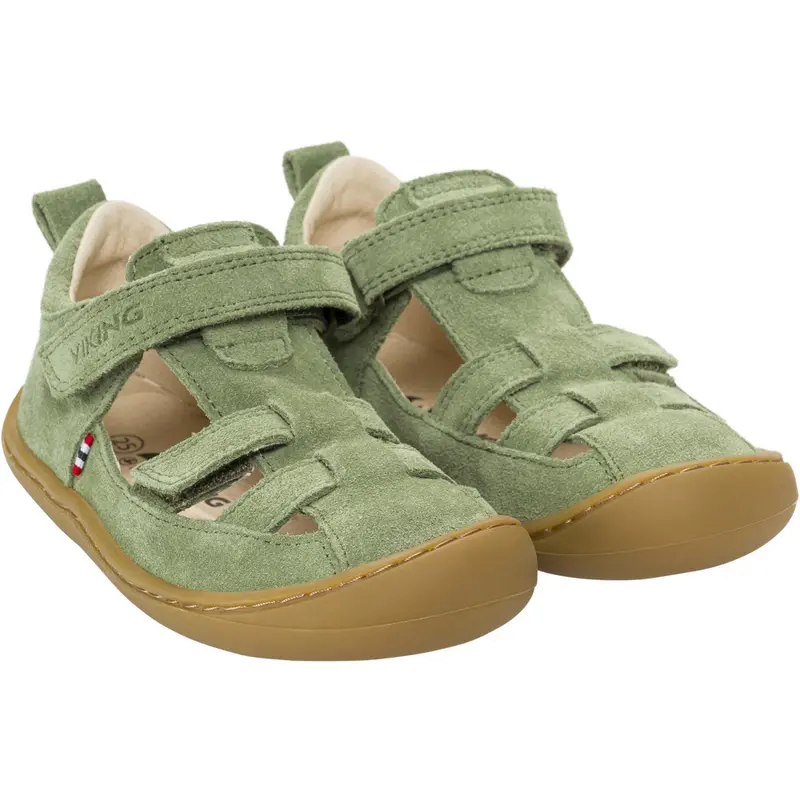 Viking Olive Alv Lind Barefoot Sandal 2V 1