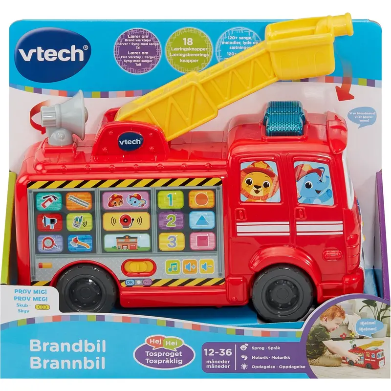 Vtech Rescue Buddies Fire Engine Dk/No 1