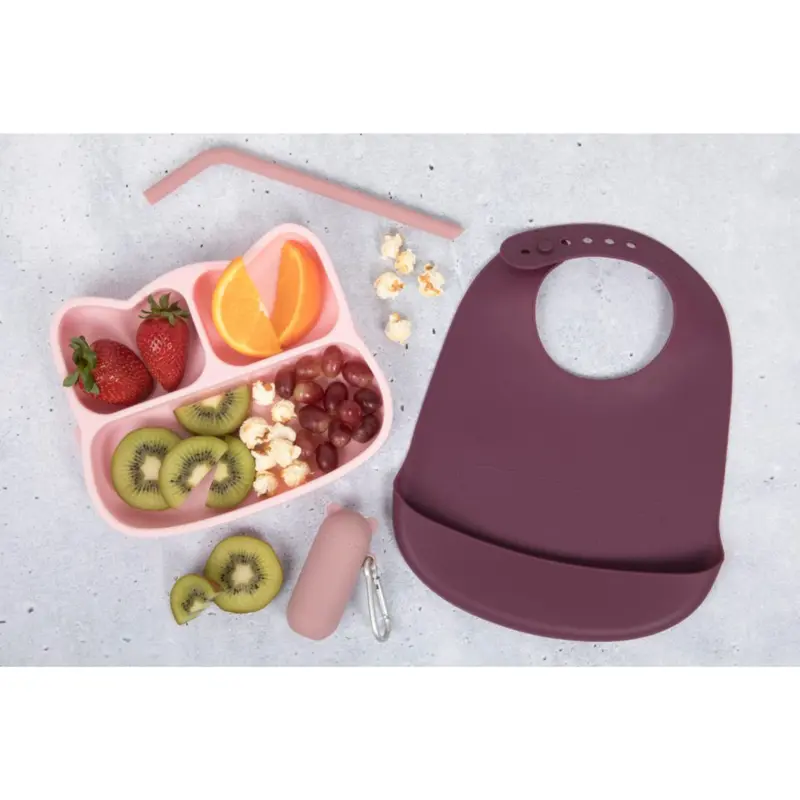 We Might Be Tiny Blomme & Lyselilla 2-Pack Bibs 2