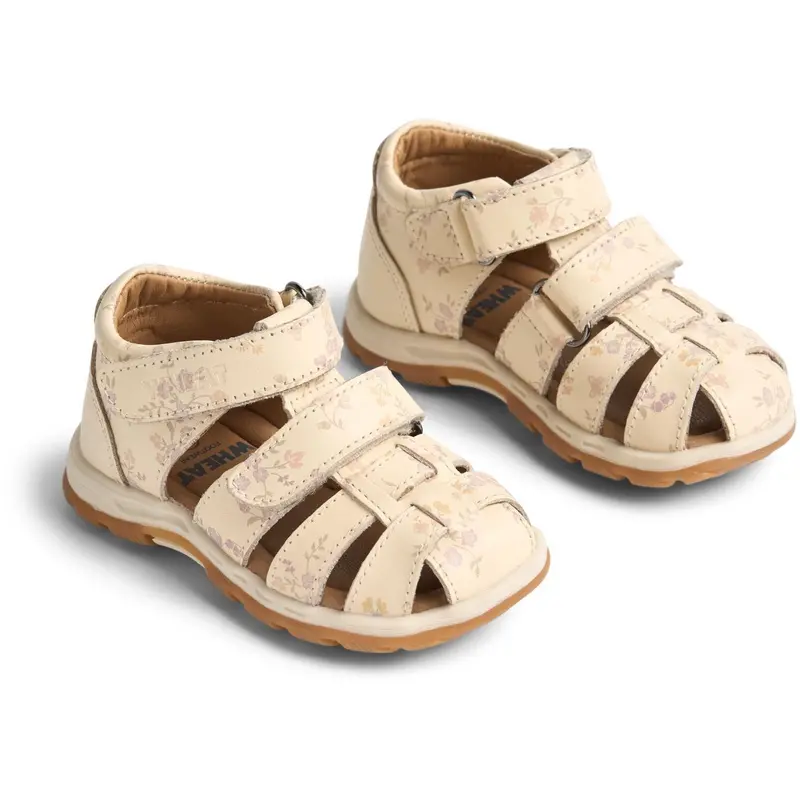 Wheat Barely Apricot Flowers Sandal Frei 1