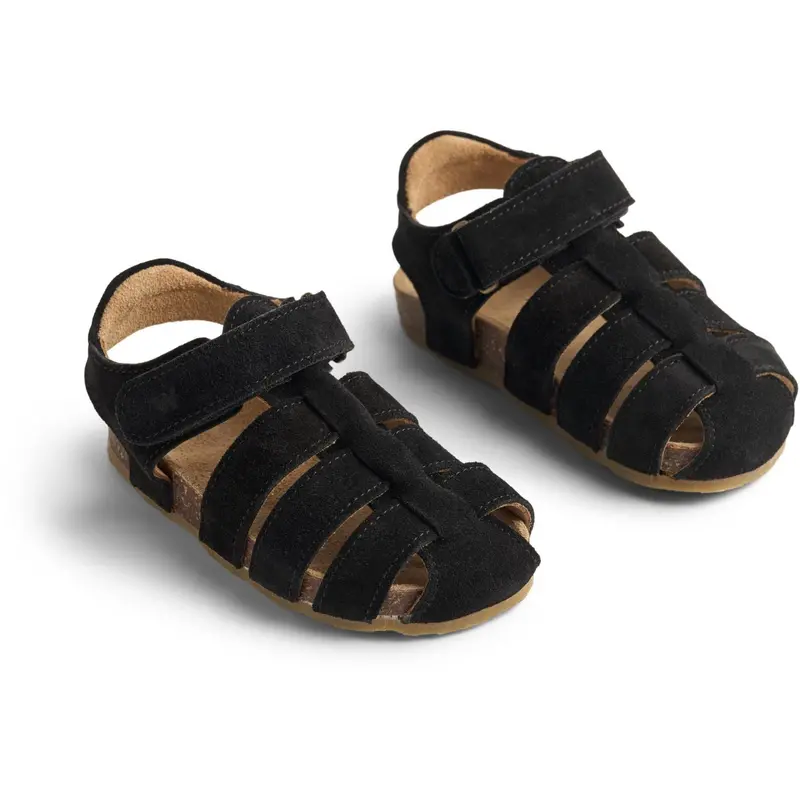 Wheat Black Sandal Izzy 1