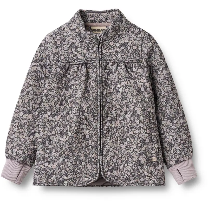 Wheat Black Sea Flowers Thermo Jacket Thilde 1