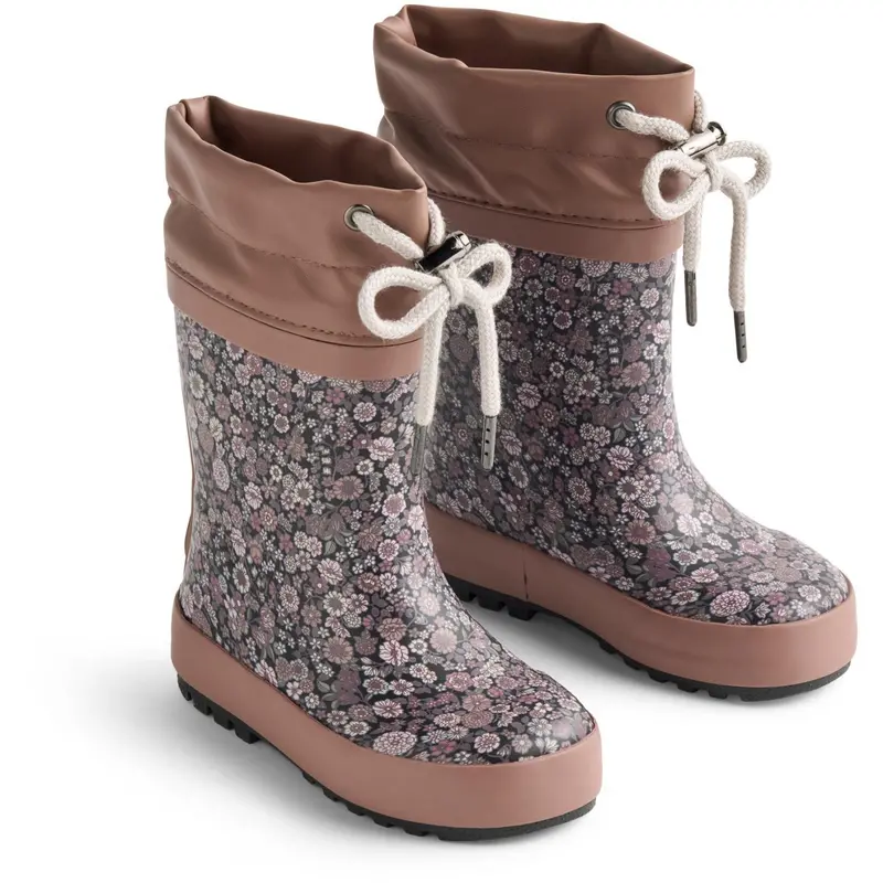 Wheat Black Sea Garden Rubber Boot Thermo Print 1