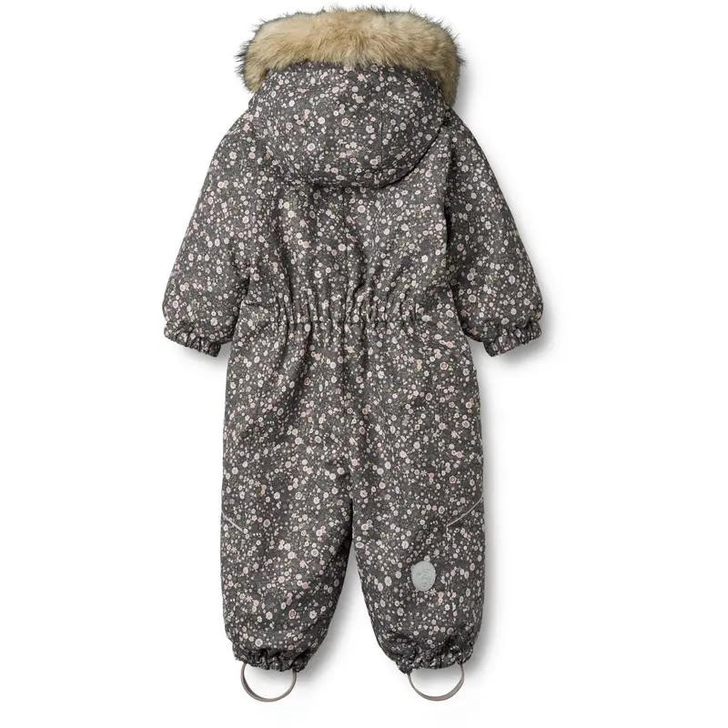 Wheat Black Sea Open Flowers Snowsuit Nickie 3