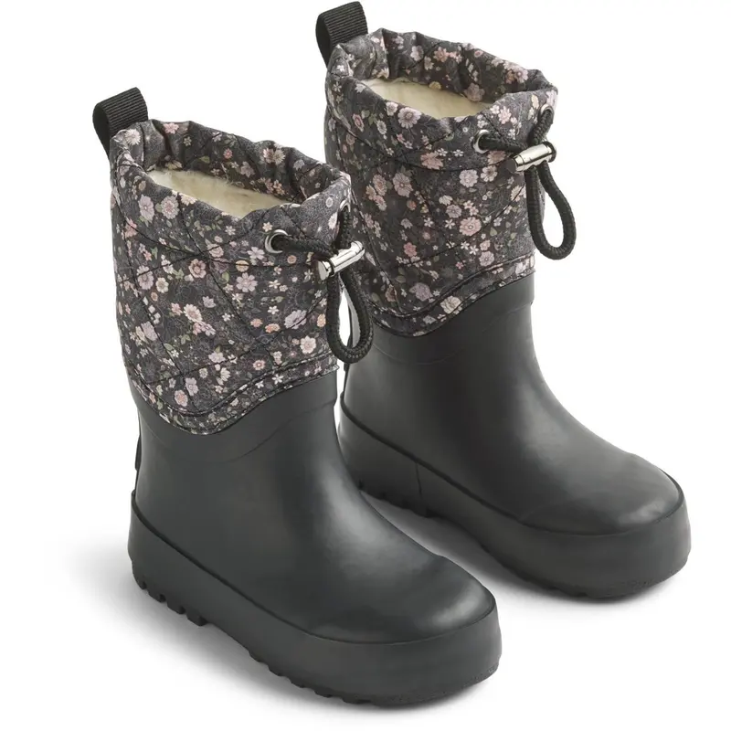 Wheat Black Sea Open Flowers Thermo Snowboot Drizzle 1
