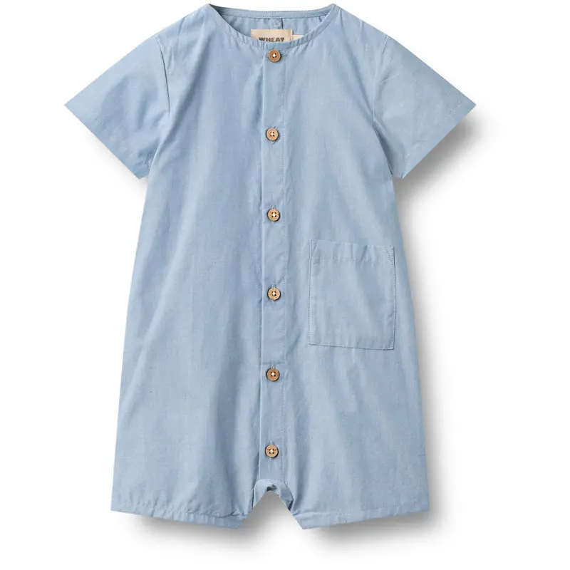 Wheat Blue Chambrey Playsuit Frederik 1