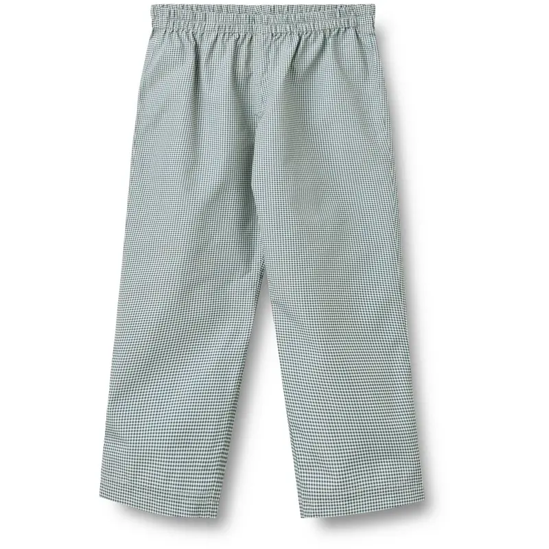 Wheat Blue Check Lightweight Shell Pants Vand 1