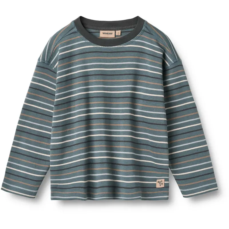 Wheat Blue Multi Stripe Blouse Hans 1