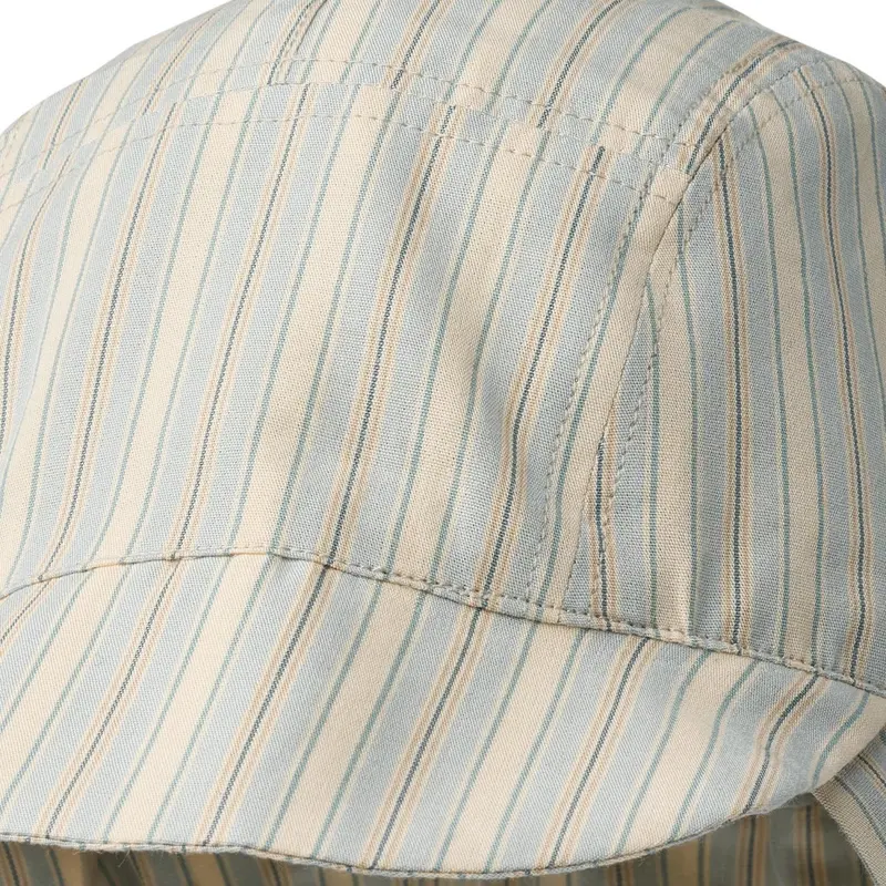 Wheat Blue Ocean Stripe Sun Hat Woven Tonga 2