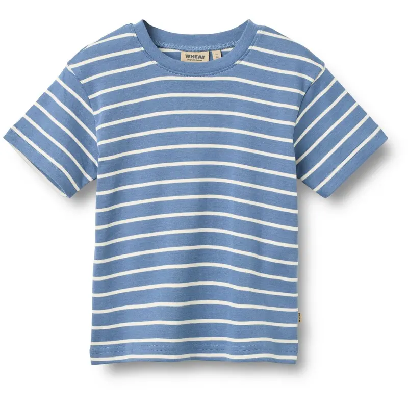 Wheat Blue Stripe T-Shirt S/S Fabian 1