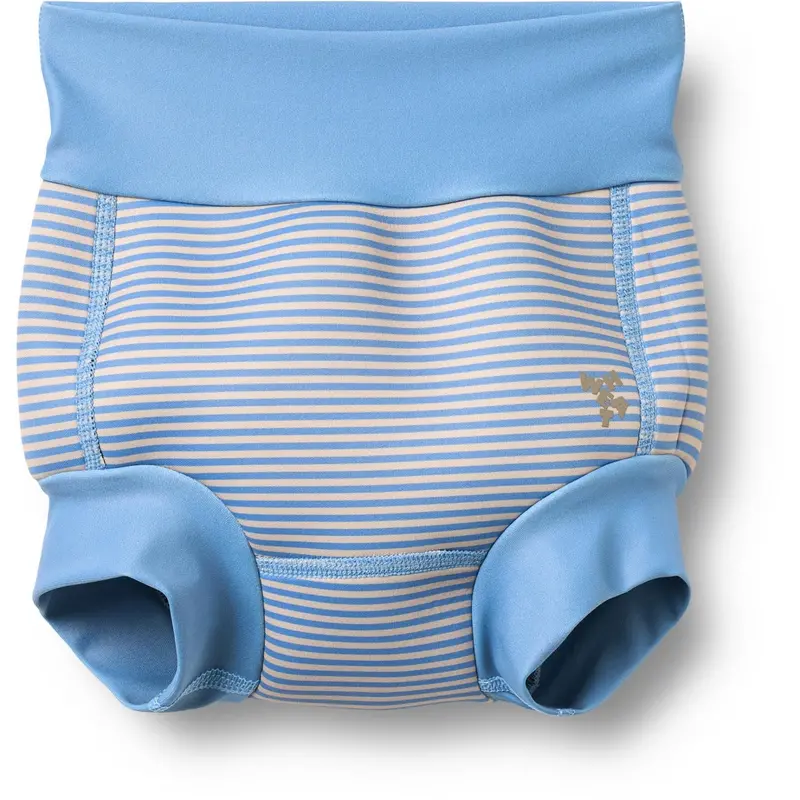 Wheat Blue Swim Stripe Neoprene Swim Pants Anker 1
