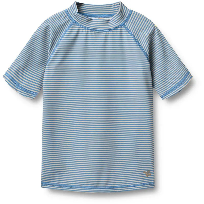 Wheat Blue Swim Stripe Swim T-Shirt S/S Jackie 1