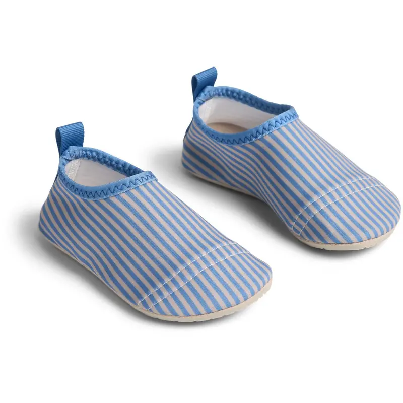 Wheat Blue Swim Stripe Swimshoe Dolphin 1