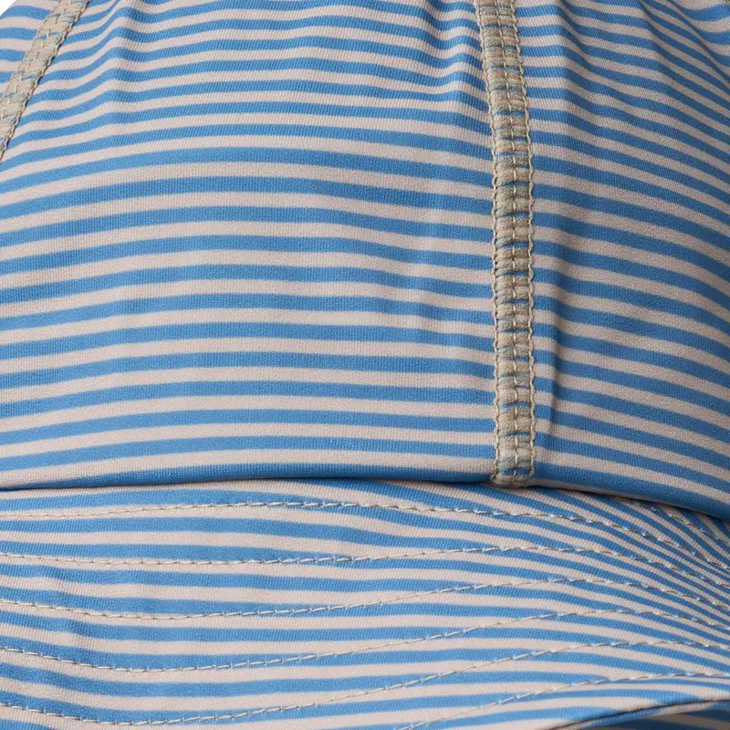 Wheat Blue Swim Stripe Uv Sun Hat Bora 2