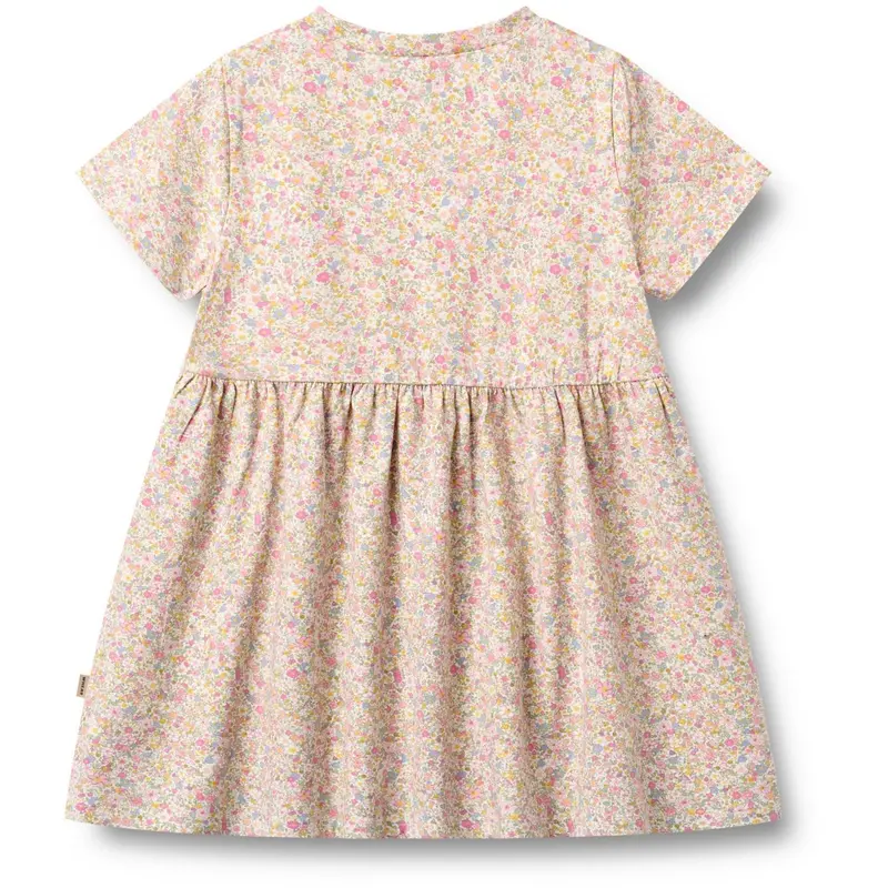 Wheat Blush Flower Meadow Jersey Dress Anna 3