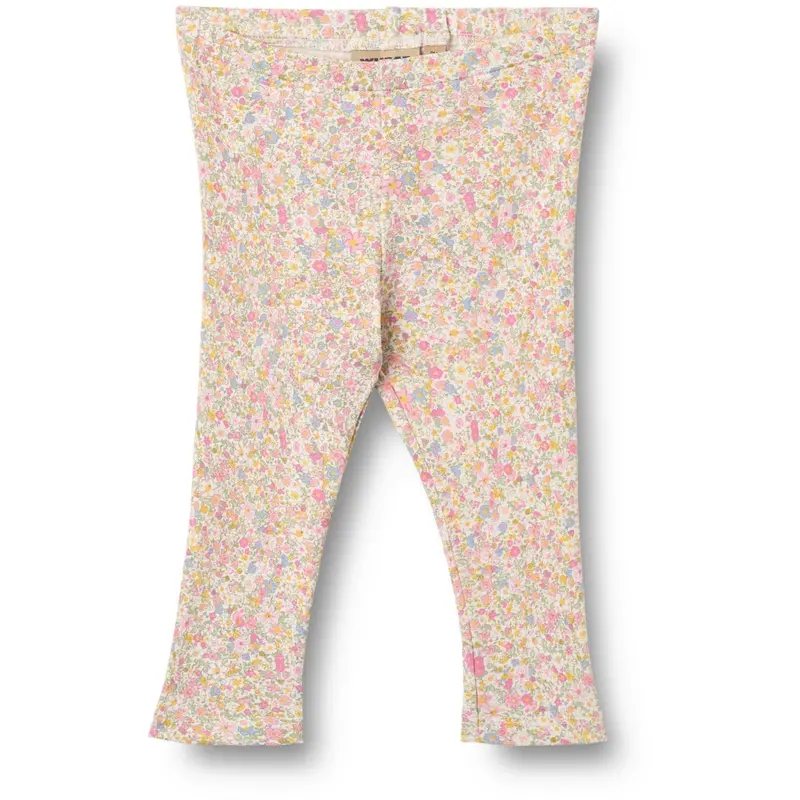 Wheat Blush Flower Meadow Jersey Leggings Jules 1