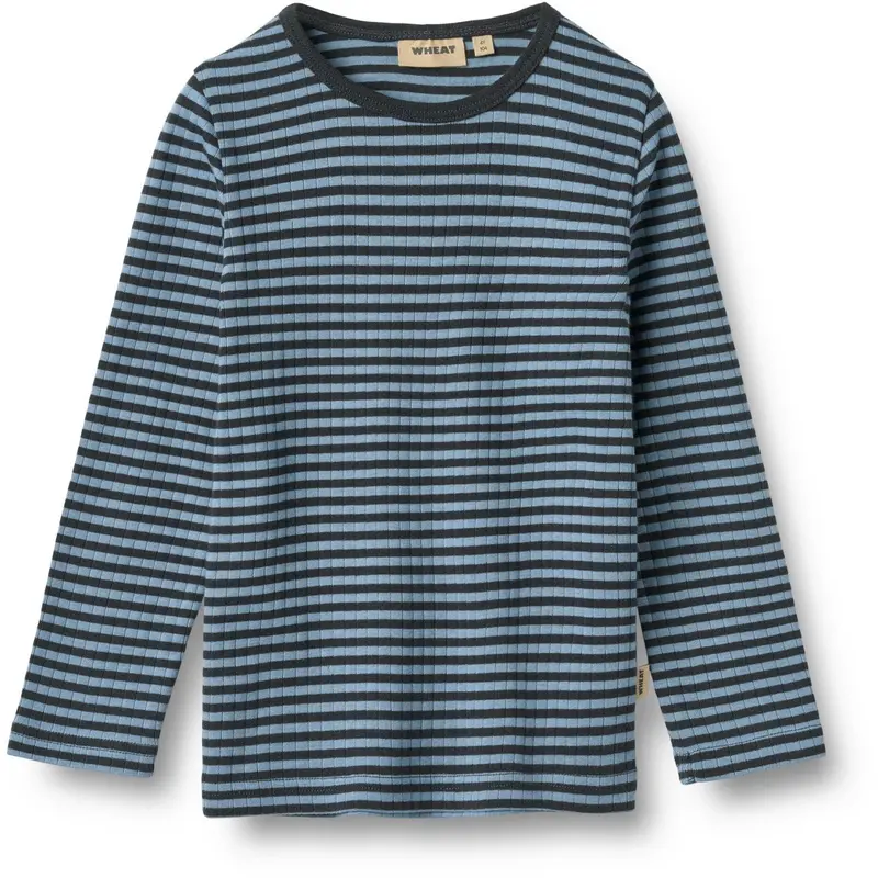 Wheat Bright Blue Stripe Blouse Stig 1