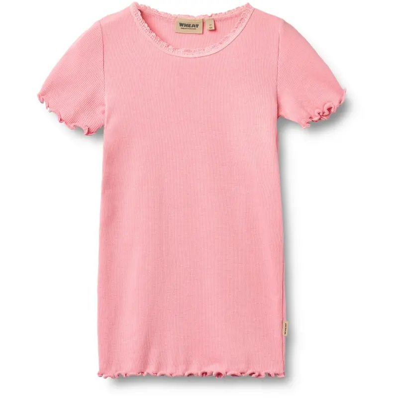 Wheat Bubblegum Rib T-Shirt S/S Katie 1