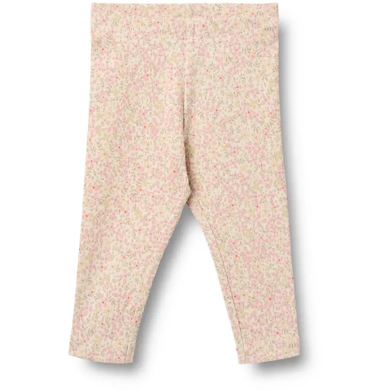 Wheat Coral Flowers Jersey Leggings Jules 1