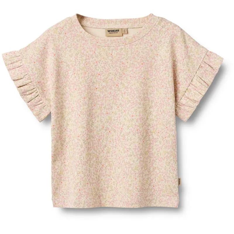 Wheat Coral Flowers T-Shirt S/S Ally 1