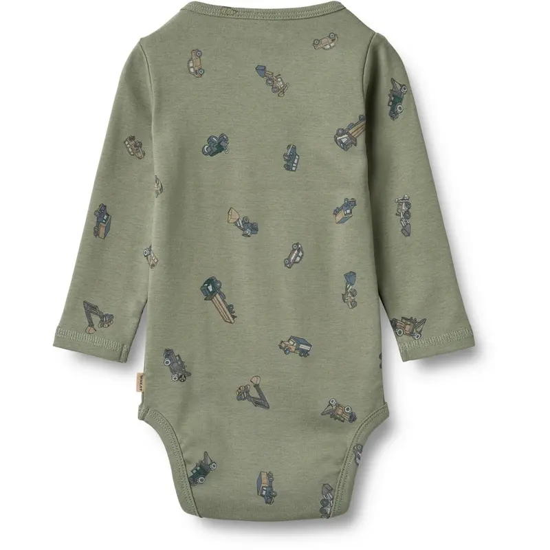 Wheat Dusty Green Cars Body L/S Freddie 2