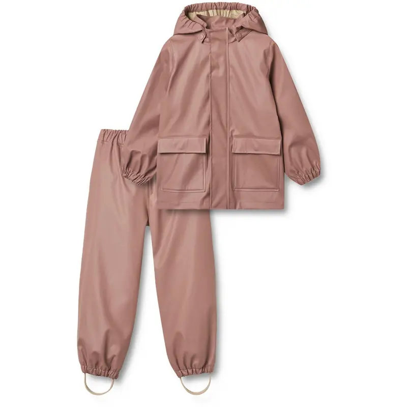 Wheat Dusty Lilac Rainwear Ola Set 1