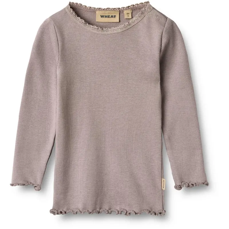 Wheat Dusty Purple Rib Blouse Reese 1