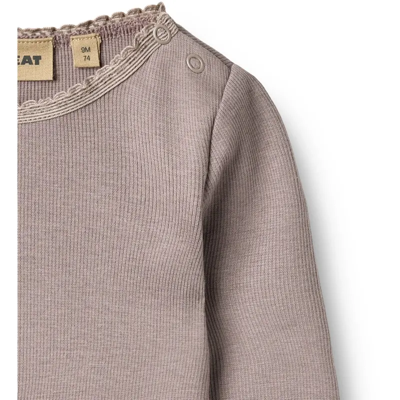 Wheat Dusty Purple Rib Blouse Reese 2