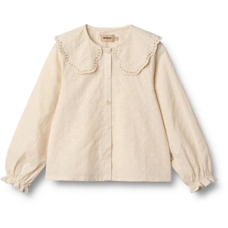 Wheat Eggshell Shirt L/S Flora 1