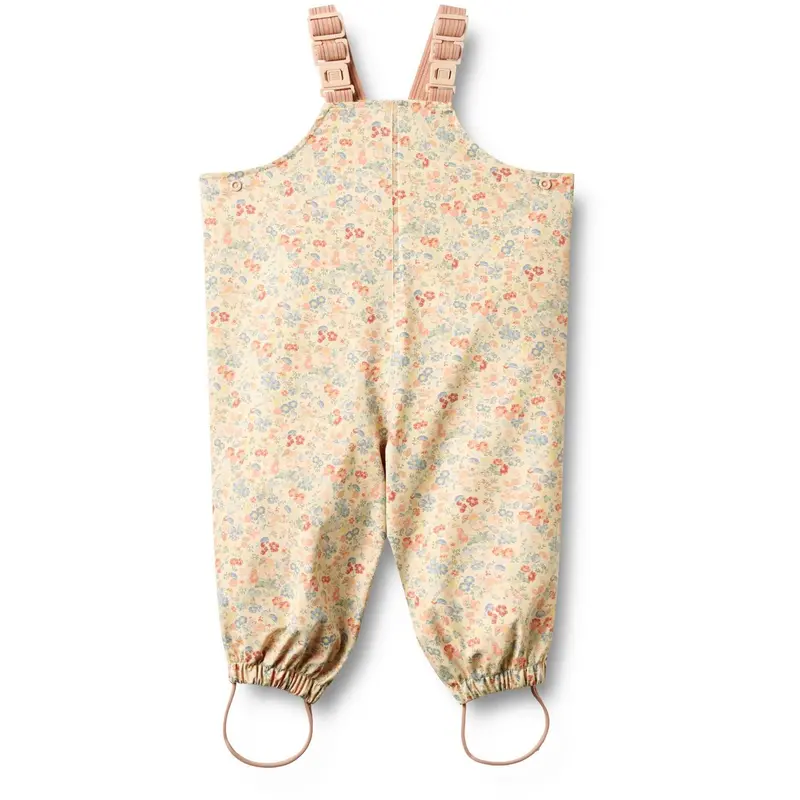 Wheat Flowers And Seashells Rainwear Charlo Overall 1